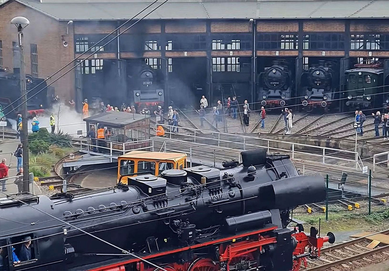 Dampfloktreffen Dresden IGE Dampfsonderzug Baureihe 01 - IGE Erlebnisreisen | (c) IGE, Armin Gtz